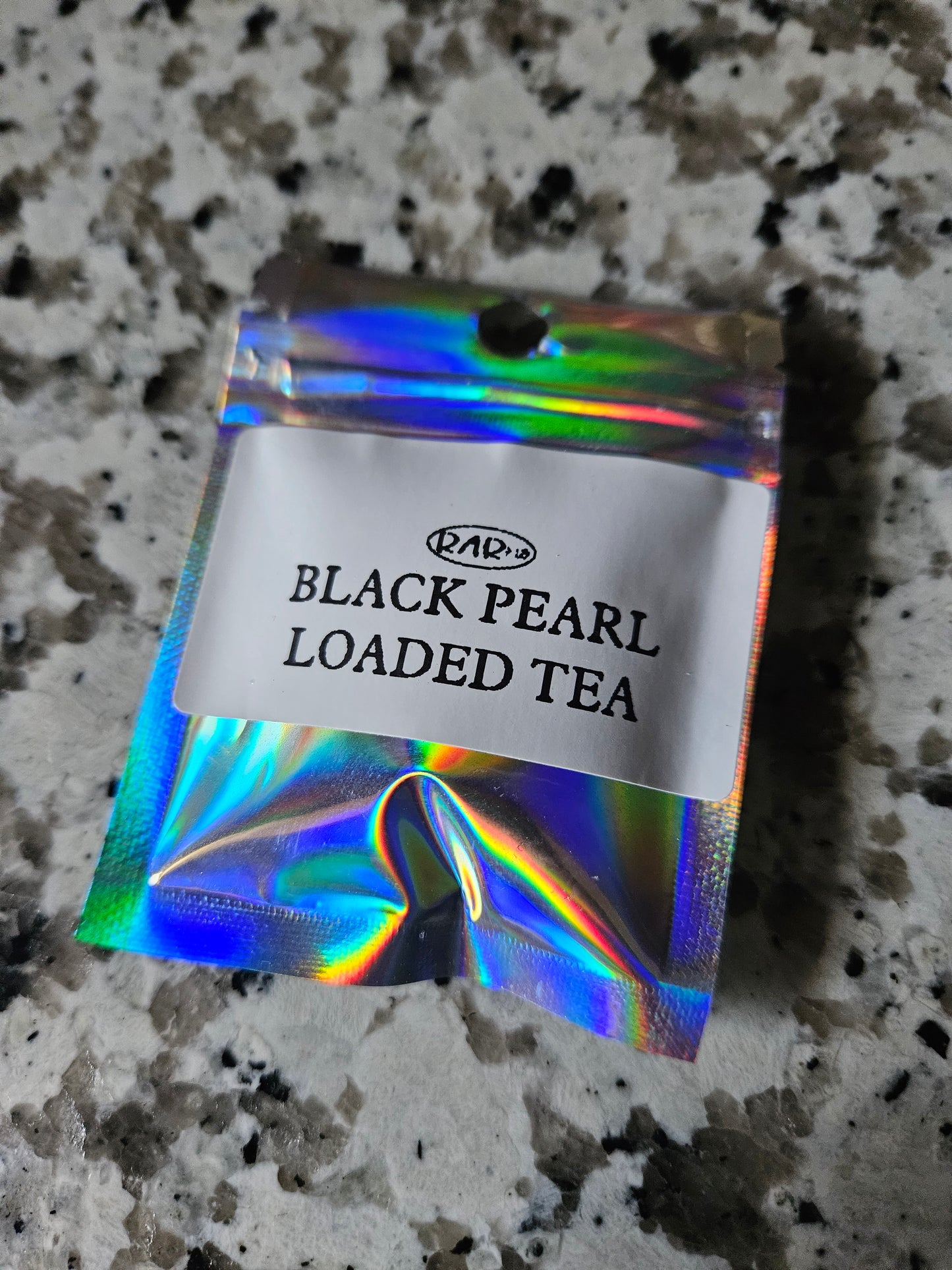 Black Pearl Loaded Tea packet