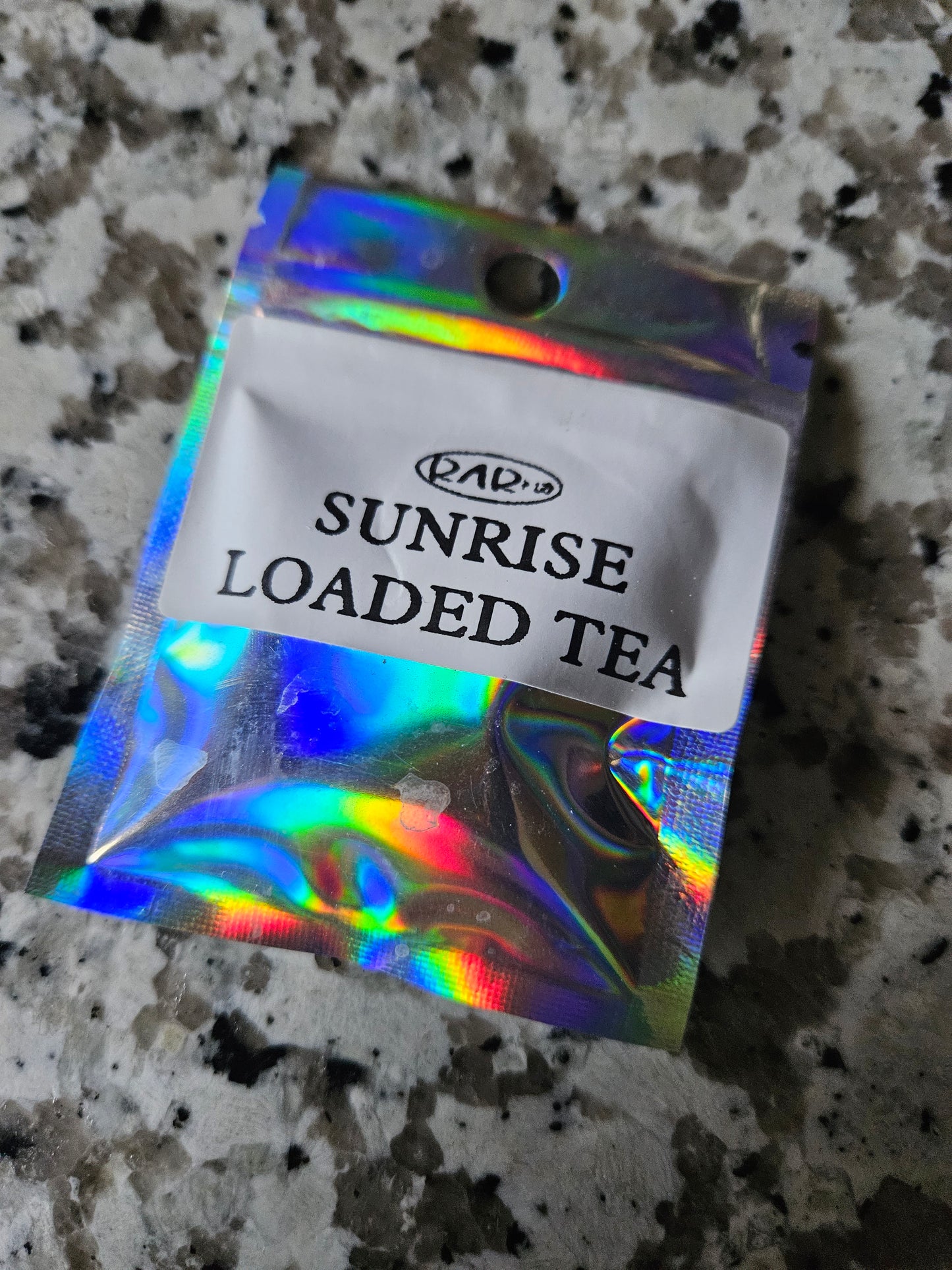 Sunrise Loaded Tea packet