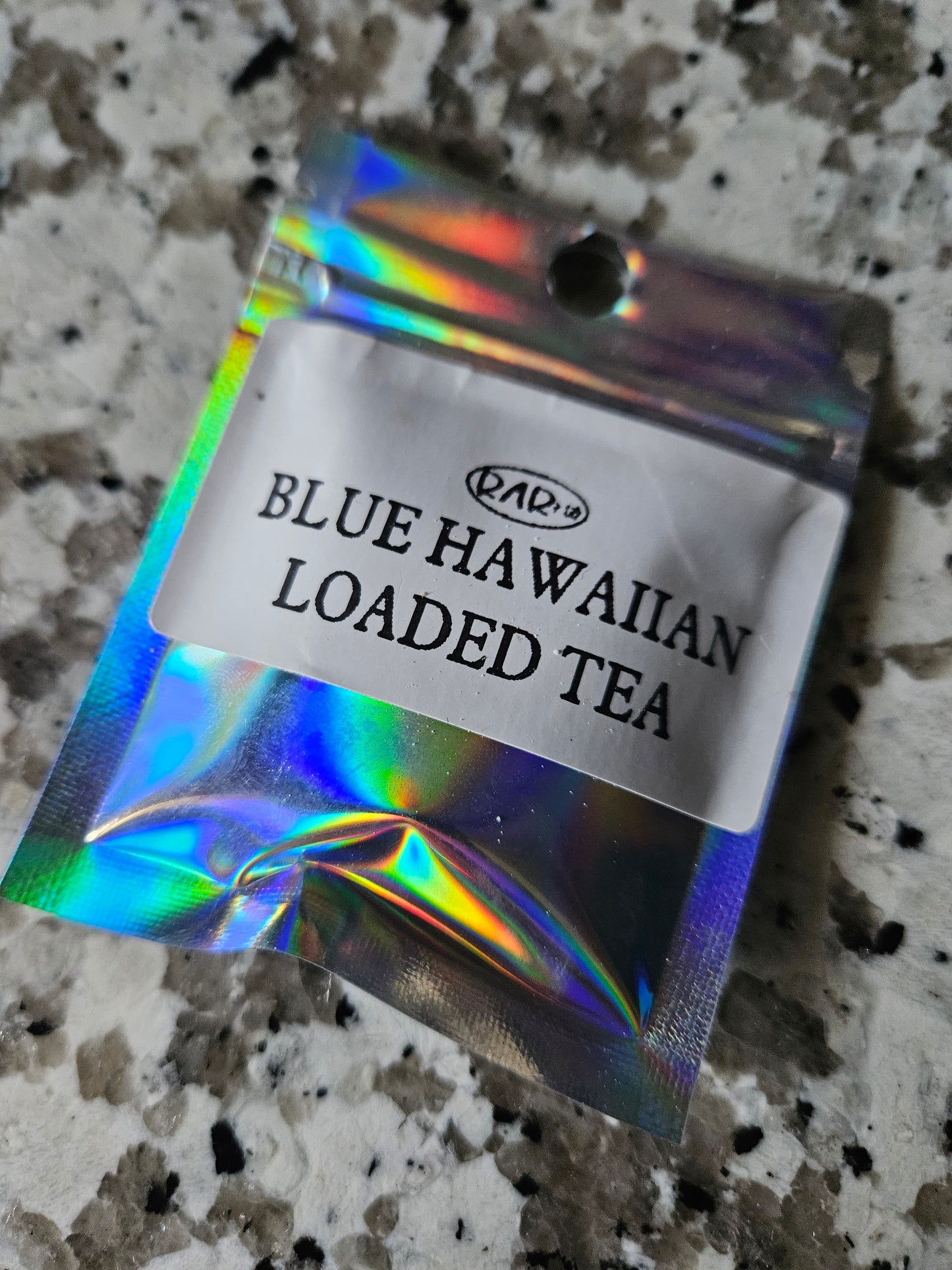 Blue Hawaiian Loaded Tea packet