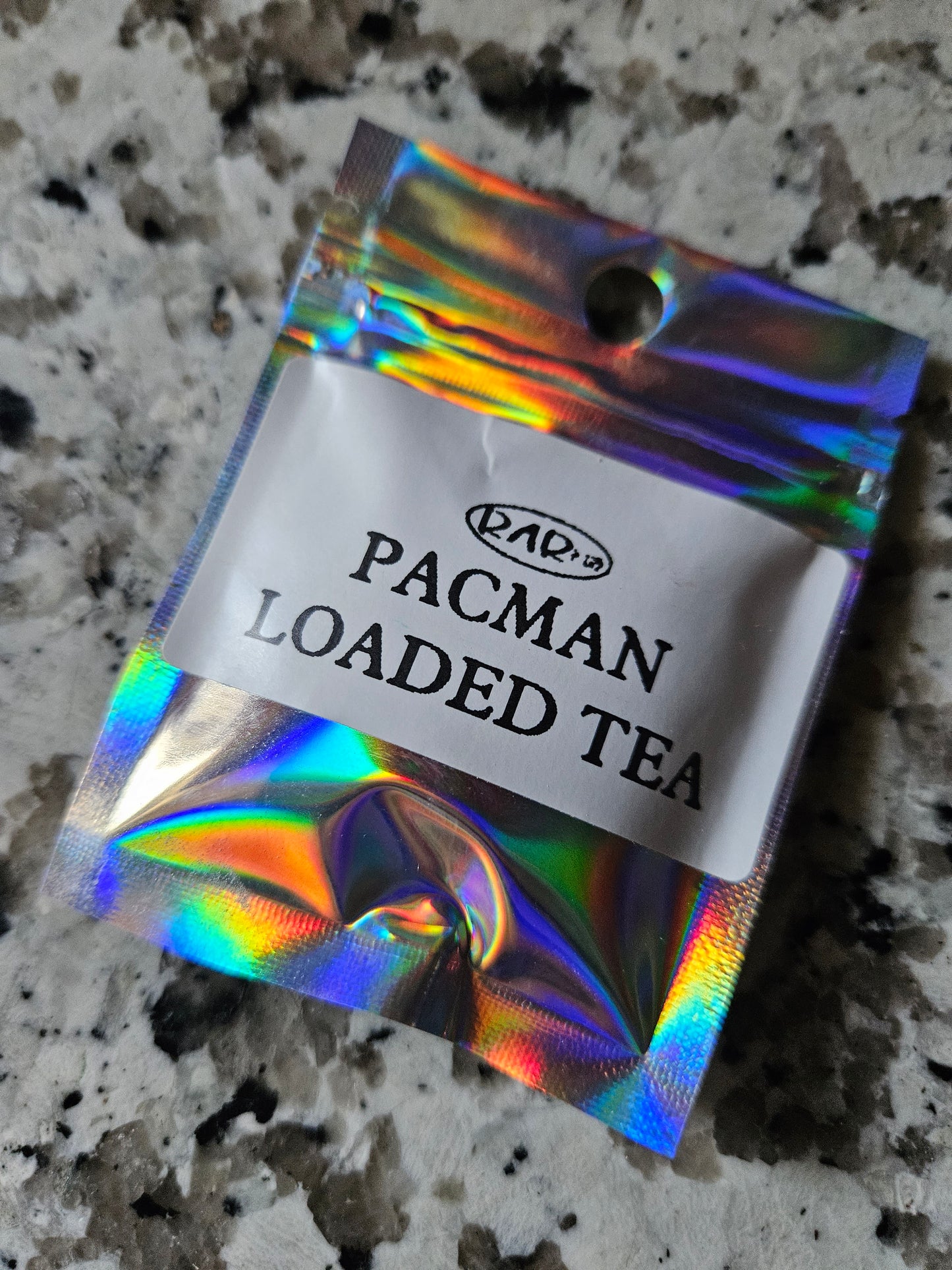 Pacman Loaded Tea packet