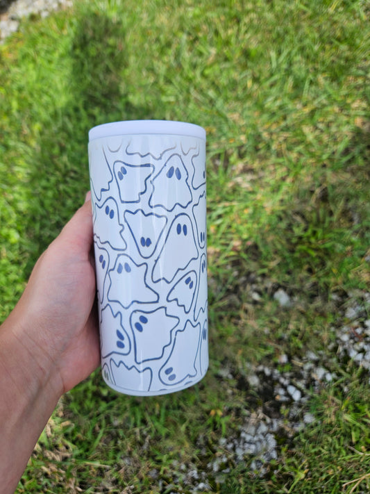 Ghosty slim can cooler