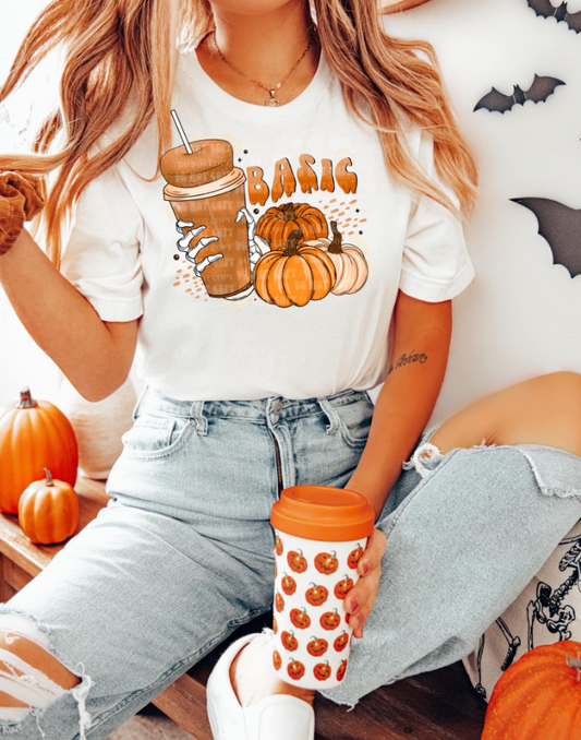 Basic pumpkin T shirt