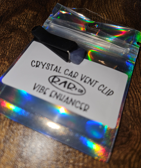 VIBE ENHANCER (Mini) Crystal Vent Clips (Pachamama)