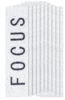 Focus TEXTURED sensory sticker