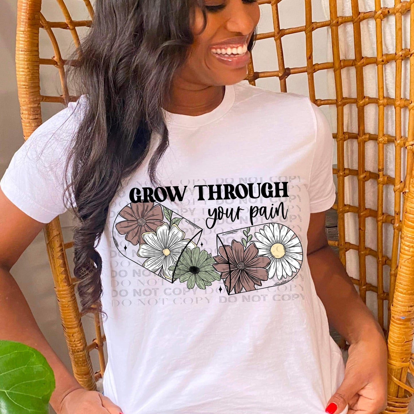 Grow through your pain T shirt