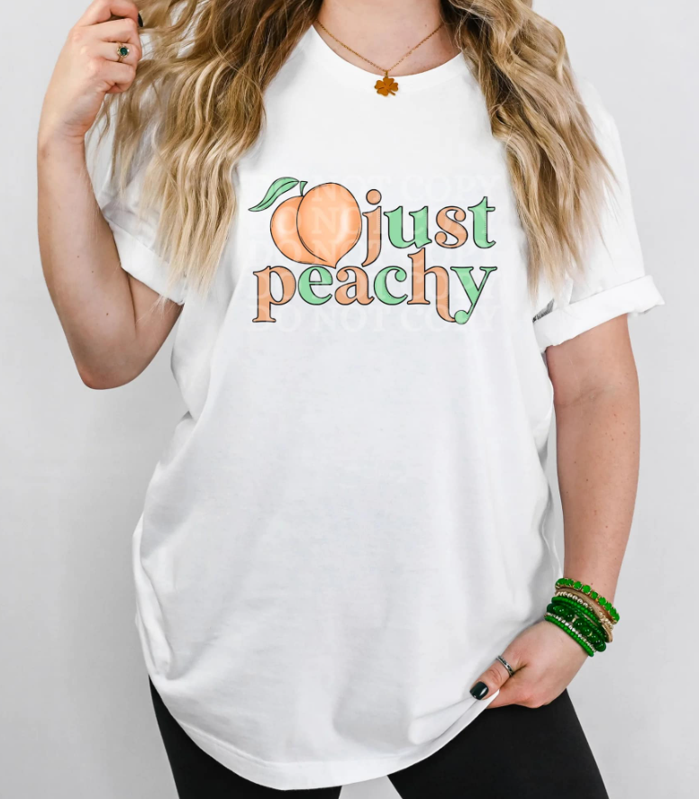 Just peachy t shirt