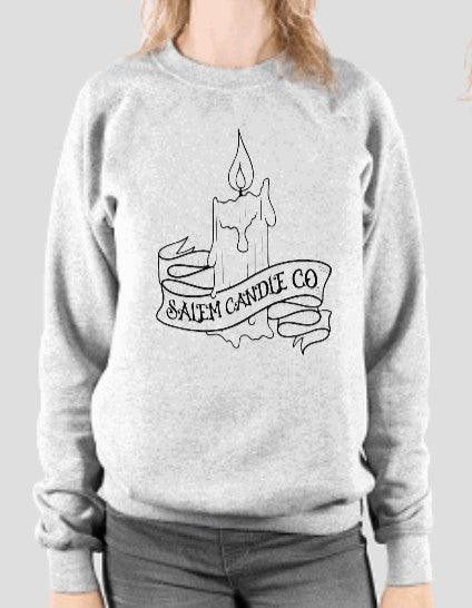 Salem Candle Co. Grey crewneck sweater - RAR.