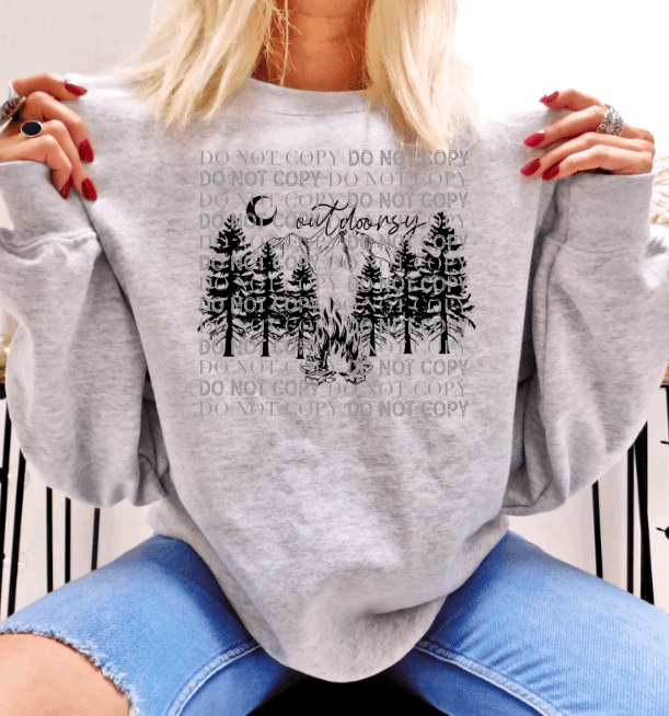 Outdoorsy camp crewneck sweater - RAR.