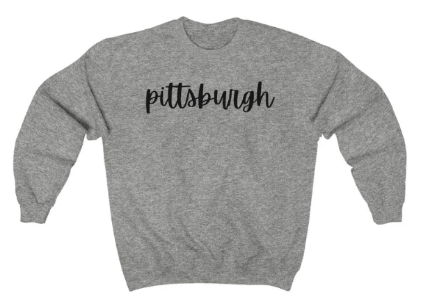 Pittsburgh written text crewneck sweater - RAR.