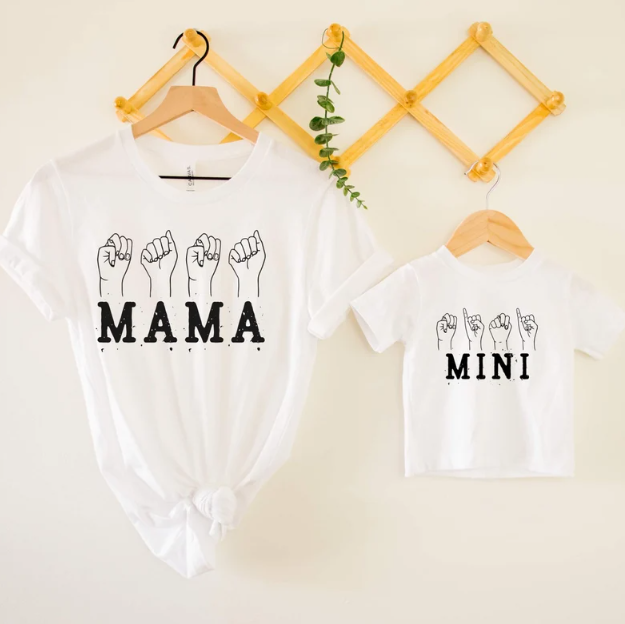 ASL MAMA / MINI matching T's