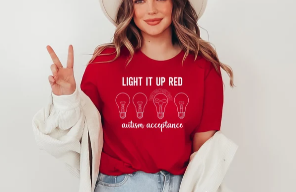 Light it up red - Autism Acceptance