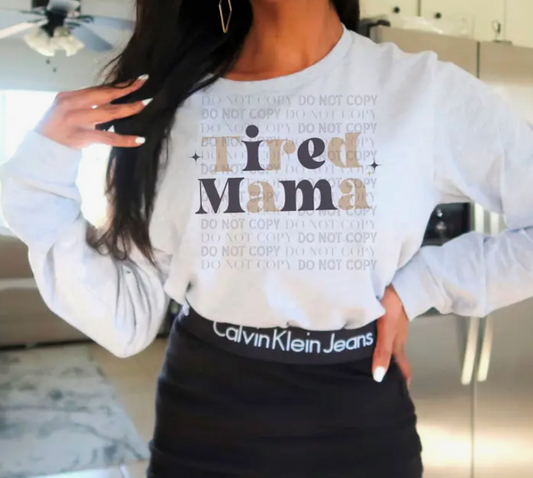 Tired Mama Unisex crewneck sweater