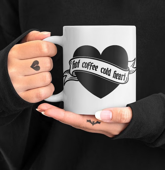 Hot Coffee Cold Heart mug