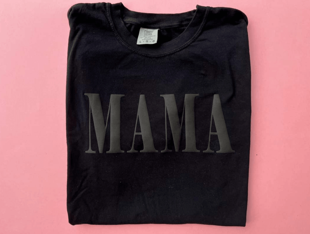 MAMA all black T - RAR.