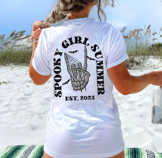 Spooky girl summer 2023 t shirt