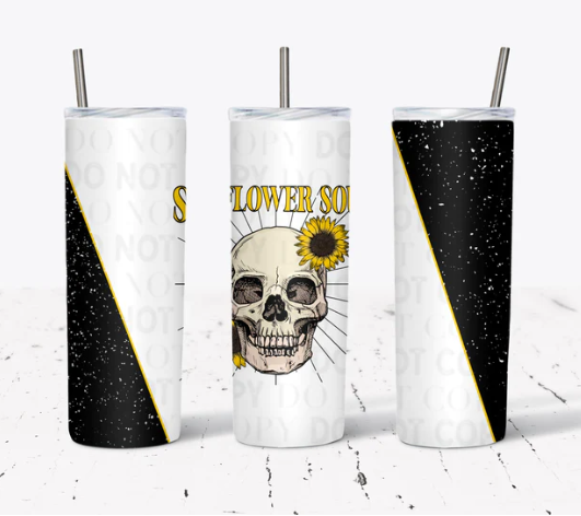 Sunflower soul 22oz hot/cold tumbler